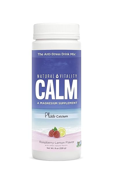 CALM PLUS CALCIUM RASP/LEM 8OZ