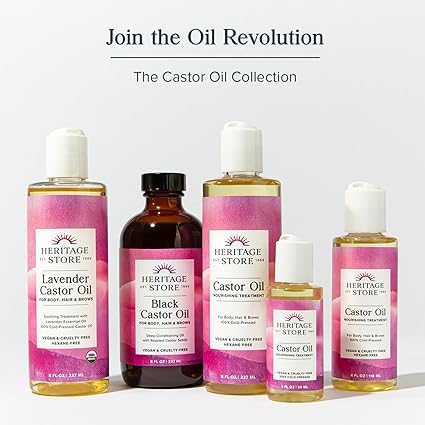 Heritage Store ORG Castor Oil 32floz