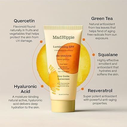 MAD HIPPIE LUMINIZING SPF 29+ UVA/UVB 2 FL OZ