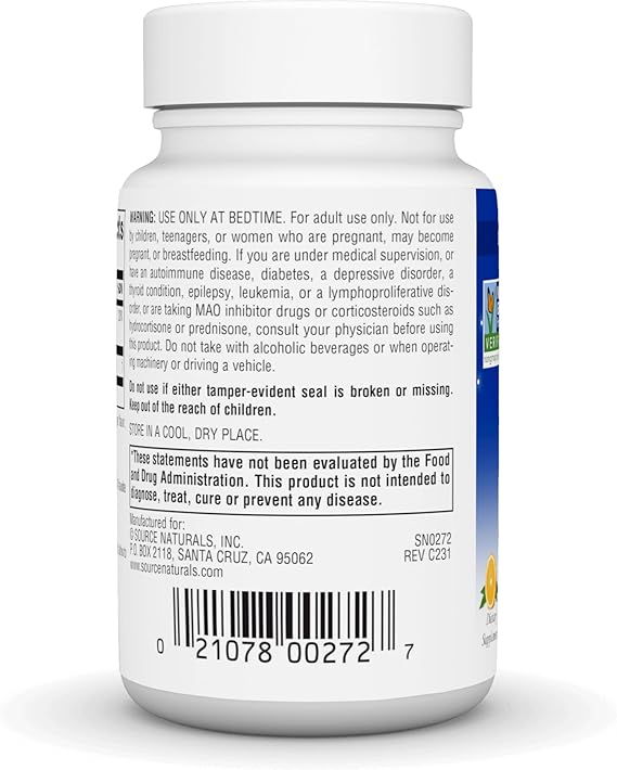 SOURCE NATURALS SLEEP SCIENCE MELATONIN 2.5MG ORANGE 60 LOZ