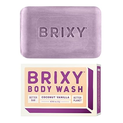 BRIXY Body Wash Bar Coconut Vanilla