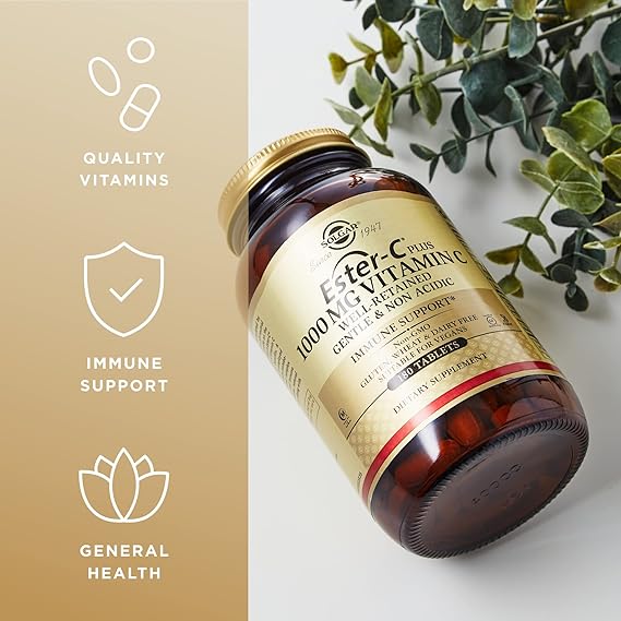 Solgar Ester-C® Plus 1000 mg Vitamin C Tablets (Ester-C® Ascorbate Complex) (CALIFORNIA ACCOUNTS ONLY) 180tablet