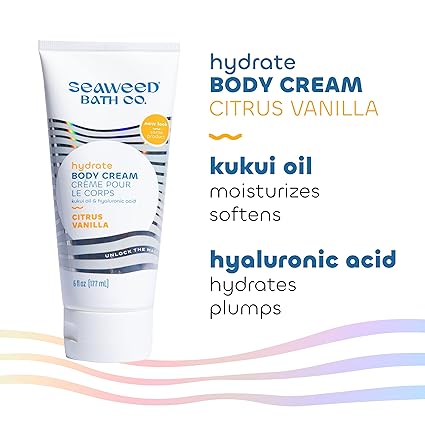 SEAWEED BATH CO. HYDRATE BODY CREAM CITRUS VANILLA 6 FL OZ