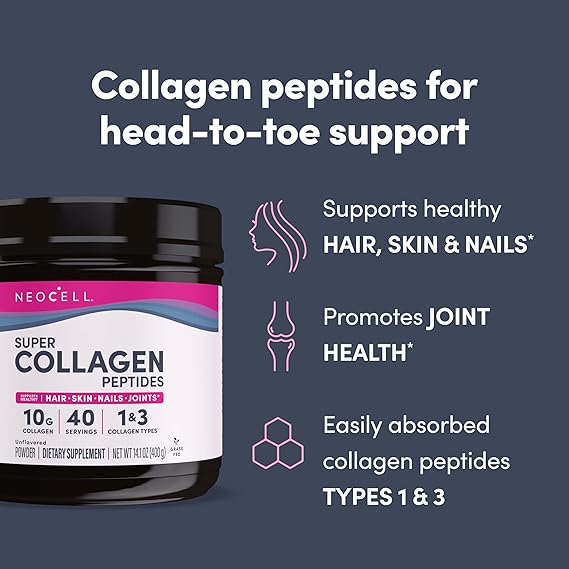Neocell SUPER COLLAGEN PEPTIDES POWDER 14OZ