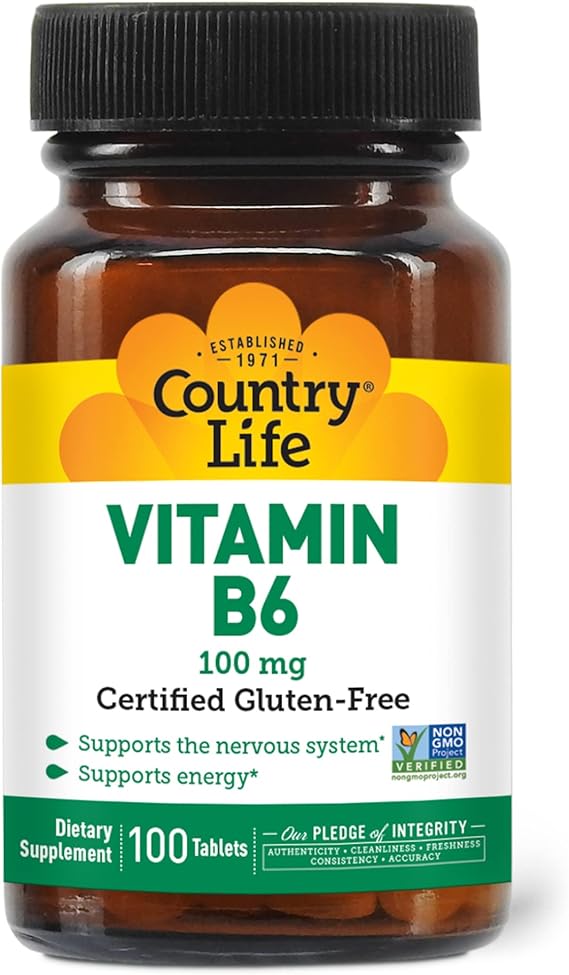 Country Life VITAMIN B-6 100MG 100 Tablet