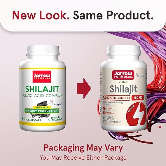 Jarrow Formulas Shilajit 250 mg 60 Veggie Caps