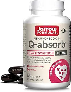 JARROW Ubiquinone CoQ10 Q-Absorb 100 MG