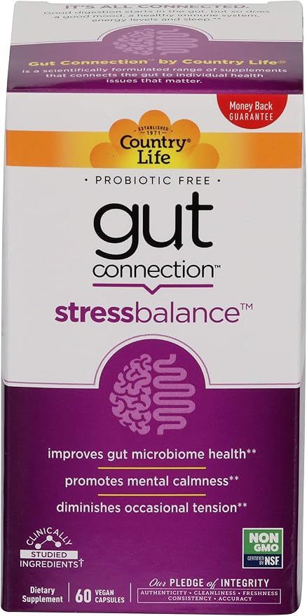 Country Life GUT CONNECTION STRESS 60 Capsule