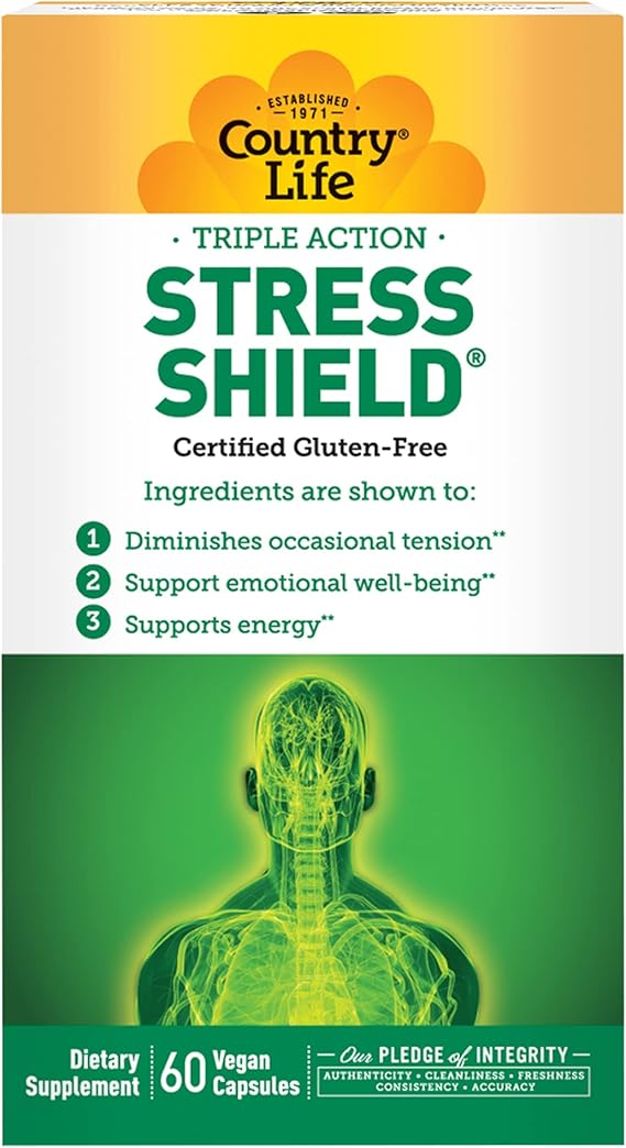 Country Life STRESS SHIELD 60 Vegicaps