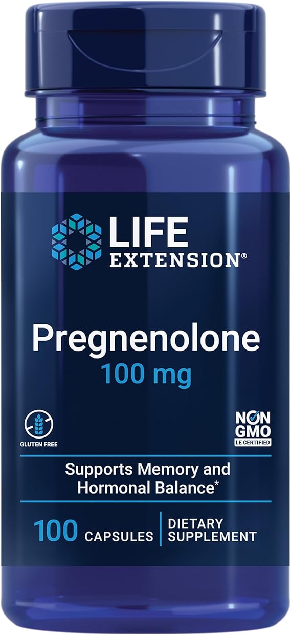 Life Extension Pregnenolone 100 mg capsules