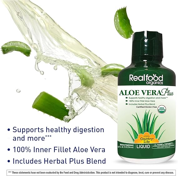 Country Life RFO ORGANIC ALOE VERA PLUS 32 Liquid