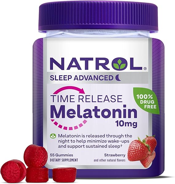 NATROL MELATONIN 10MG TIME RELEASE 35 GUMMY