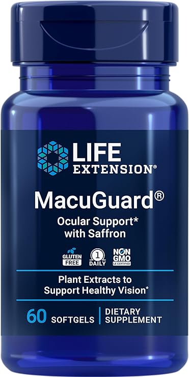 Life Extension MacuGuard Ocular Support 60 Soft Gels
