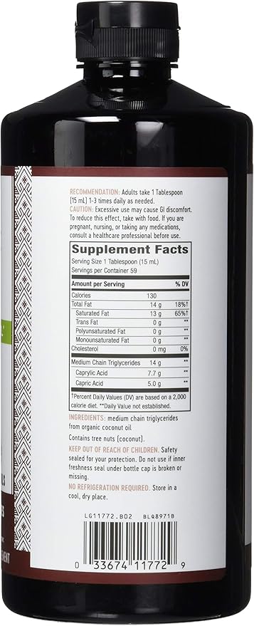 Nature's WayMCT Oil 100% Coconut Source