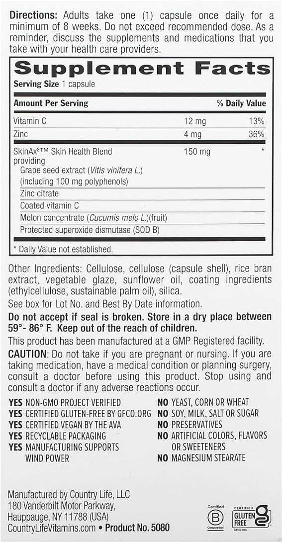 Country Life MAXI-SKIN RESCUE 30 Capsule