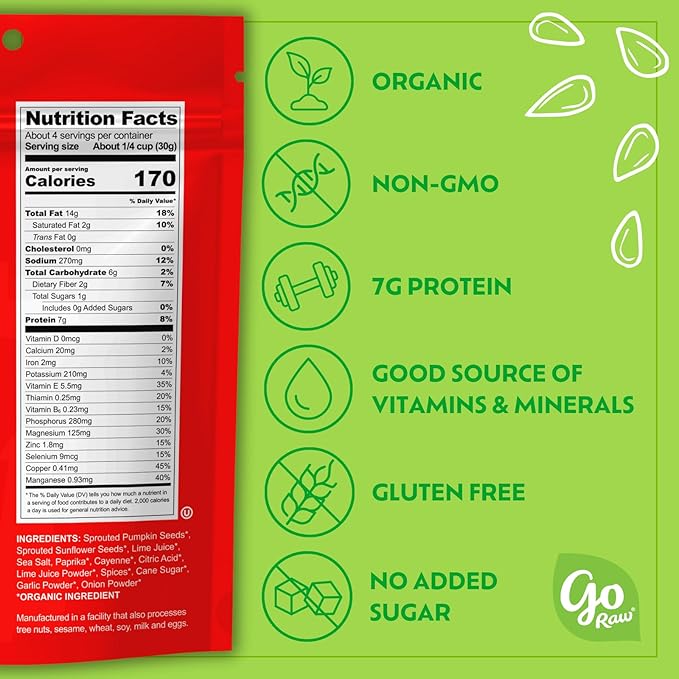 GO RAW Chili Lime 4 OZ