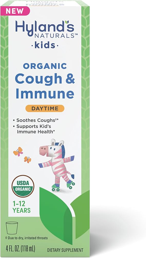 HYLAND'S KIDS ORGANIC COUGH & IMMUNE DAYTIME 4OZ