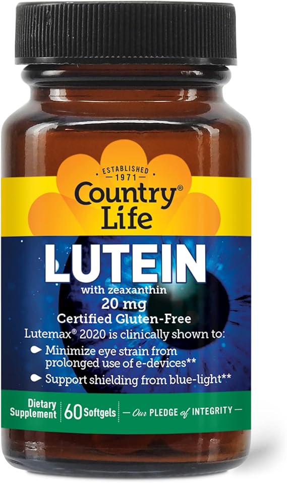 Country Life LUTEIN 20MG 60 Softgel
