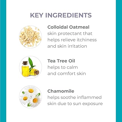 DERMA•E ITCH RELIEF LOTION TEA TREE, VIT E, CHAMOMILE 6OZ