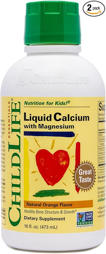 Liquid Calcium With Magnesium Natural Orange Flavor