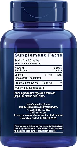 Life Extension Creatine Capsules