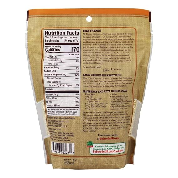 BOB`S RED MILL White Quinoa 13 OZ