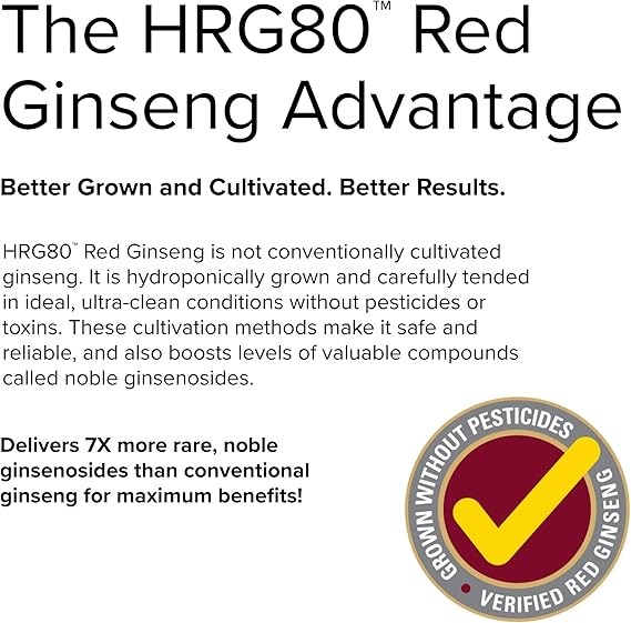 Red Ginseng HRG80 Male Sexual Enhancement 48 Capsules