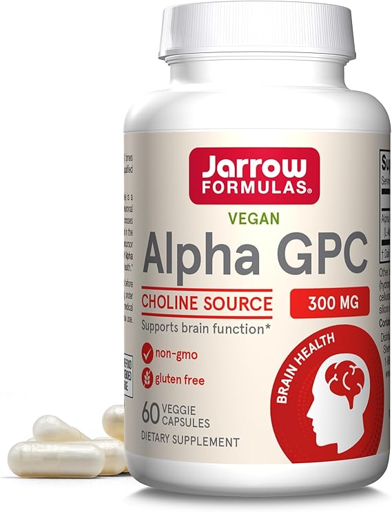 Alpha GPC Fuente de colina 300 mg 60 cápsulas vegetales