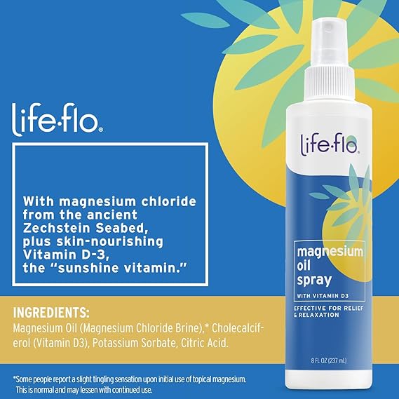 LifeFlo Magnesium Oil 8floz