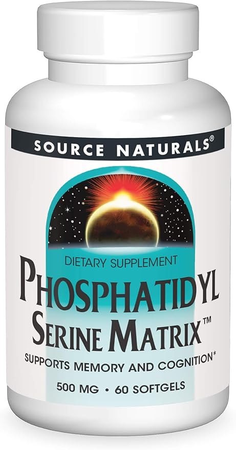 Source Naturals Phoshatidyl Serine Matrix 500 mg 60 Soft Gels