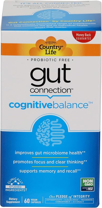 Country Life GUT CONNECTION COGNITIVE 60 Capsule