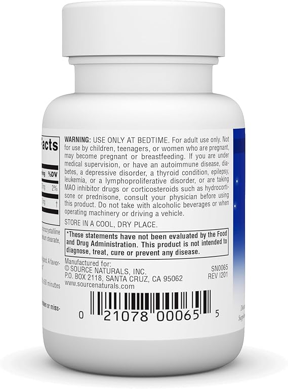 SOURCE NATURALS SLEEP SCIENCE MELATONIN 3MG VEGI CAPS 60VC