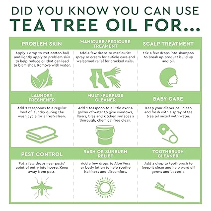 Desert Essence 100% AUSTRALIAN TEA TREE OIL 2 Oil