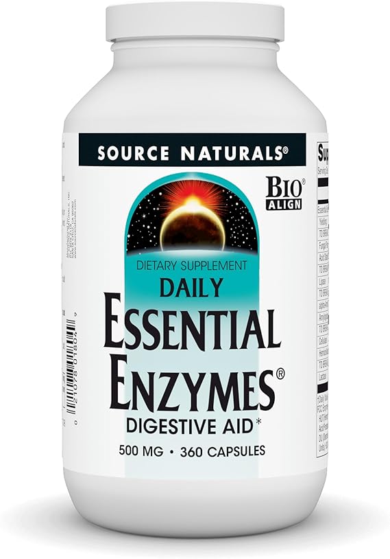 SOURCE NATURALSESSENTIAL ENZYMES 500MG 60C