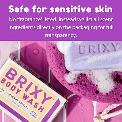 BRIXY Body Wash Bar Coconut Vanilla