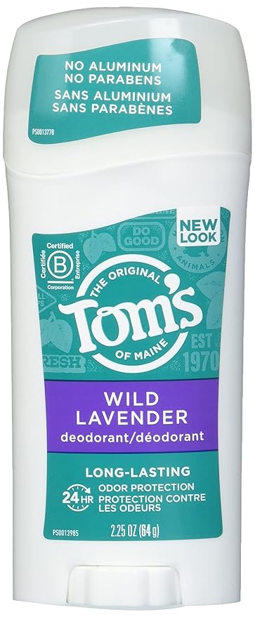 DESODORANTE EN BARRA DE LARGA DURACIÓN TOM'S OF MAINE LAVANDA SILVESTRE 2 PZS