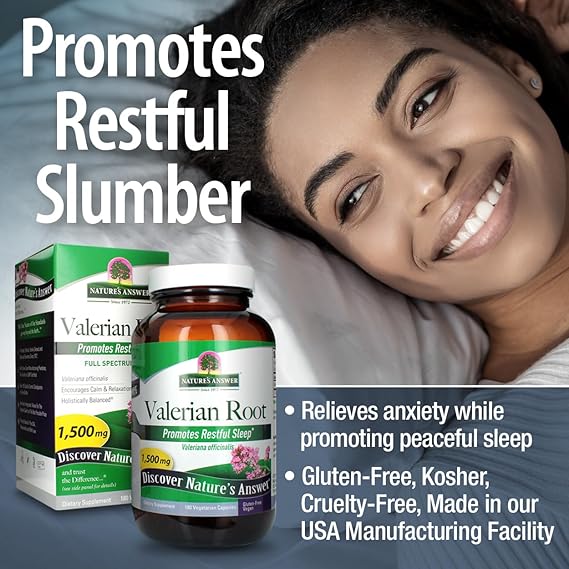 NATURE'S ANSWER VALERIAN ROOT 180C