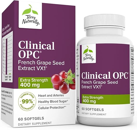 Clinical OPC Grape Seed Extract 60 Softgels