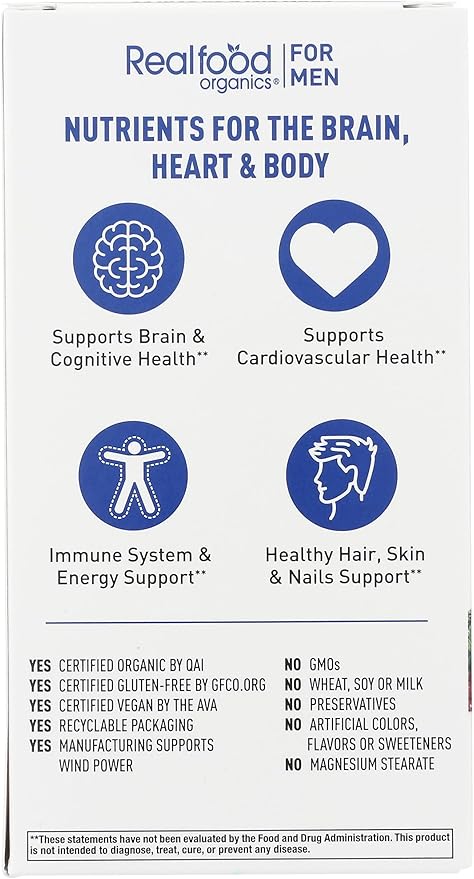 Country Life MEN'S RFO ORGANIC MULTIVITAMIN 60 Tablet