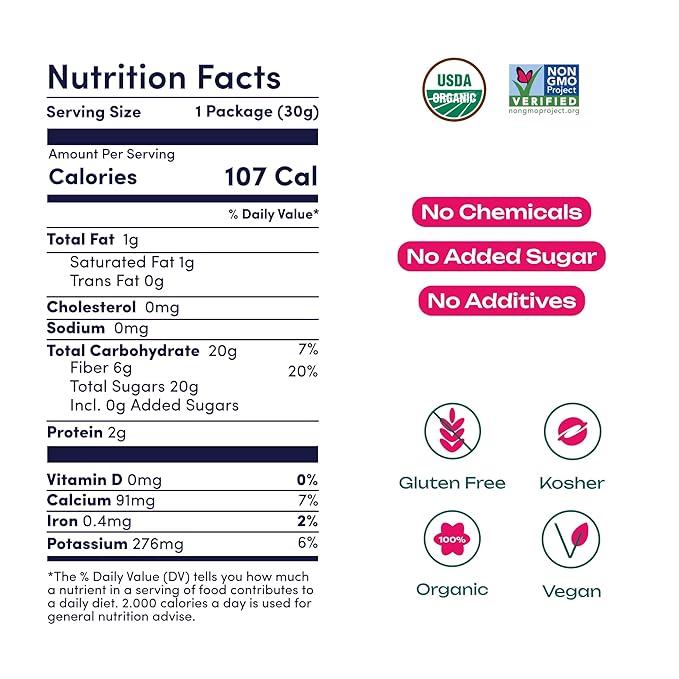 CLAROS FARM Dried Fruit Mediterranean Figs 1.06 OZ