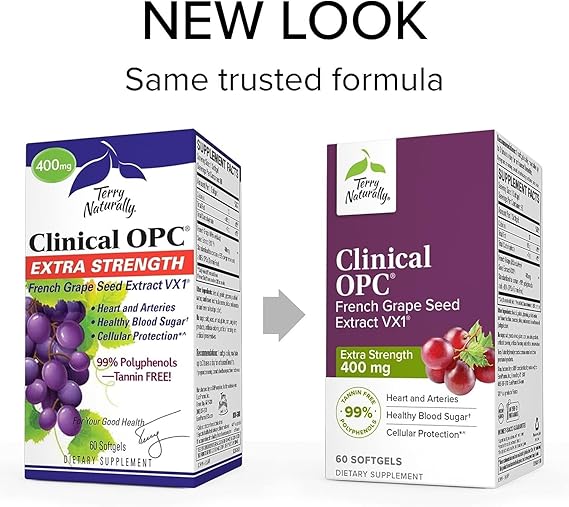 Clinical OPC Grape Seed Extract 60 Softgels