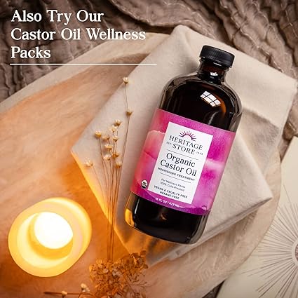 Heritage Store ORG Castor Oil 16floz