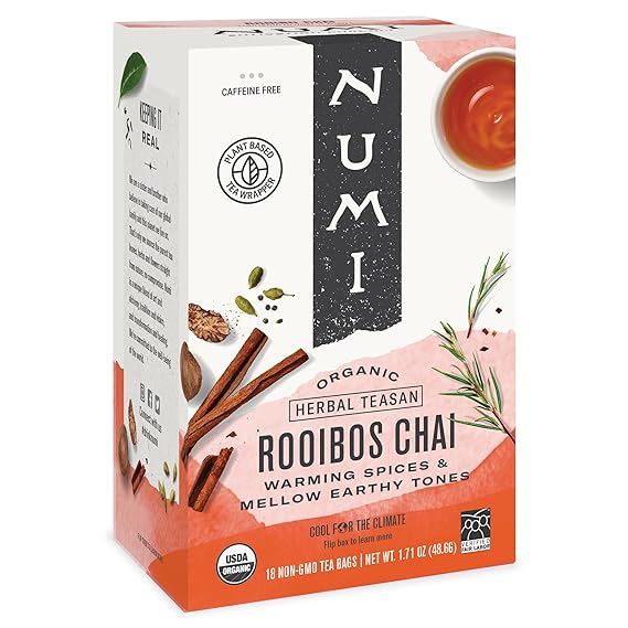 NUMI TEAS Rooibos Chai Teasans 18 BAG