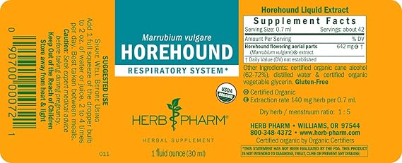 Herb Pharm HOREHOUND EXTRACT 1 oz