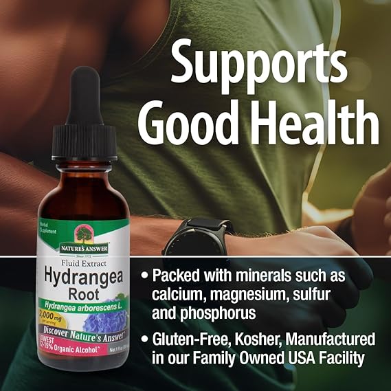 NATURE'S ANSWER HYDRANGEA ROOT 1OZ