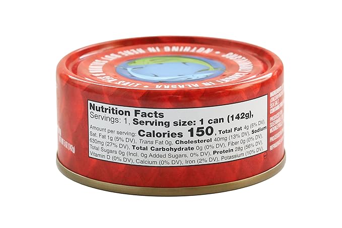 SUSTAINABLE SEAS Wild Pink Salmon,Skin/Boneless 5 OZ