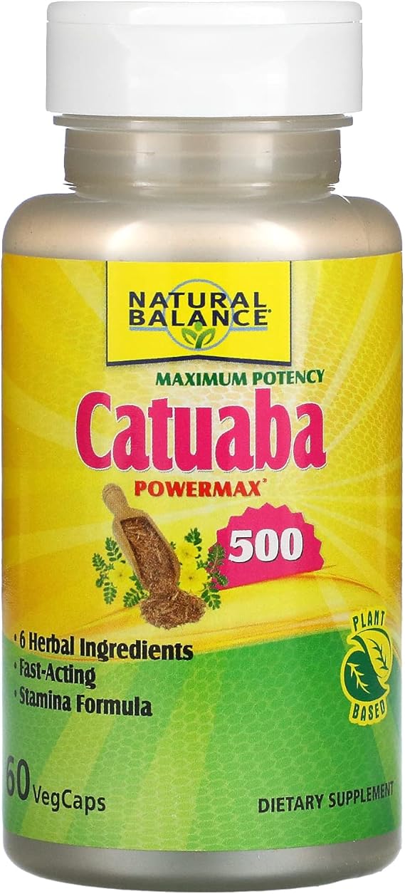 Natural Balance Catuaba PowerMax® 500 60ct
