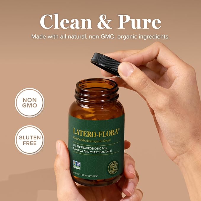 LateroFlora Cleansing Probiotic and Yeast Balance 60 capsules