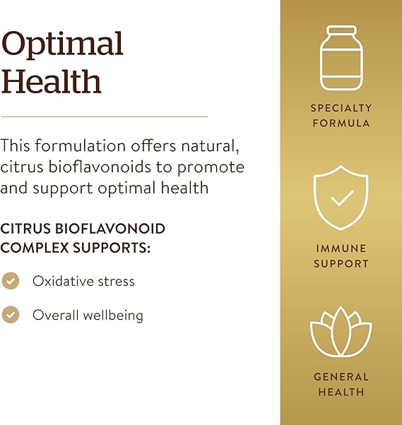 Solgar Citrus Bioflavonoid Complex 1000 mg Tablets 250tablet