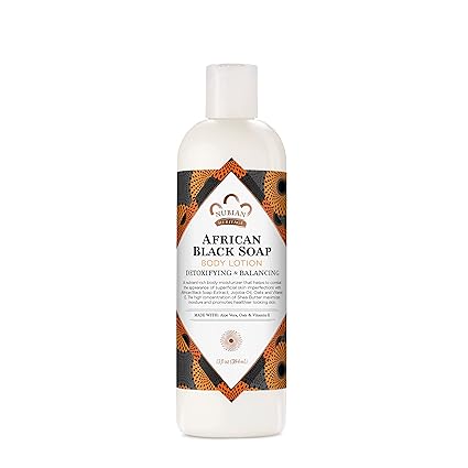 NUBIAN HERITAGE AFRICAN BLACK SOAP BODY LOTION 13 FL OZ